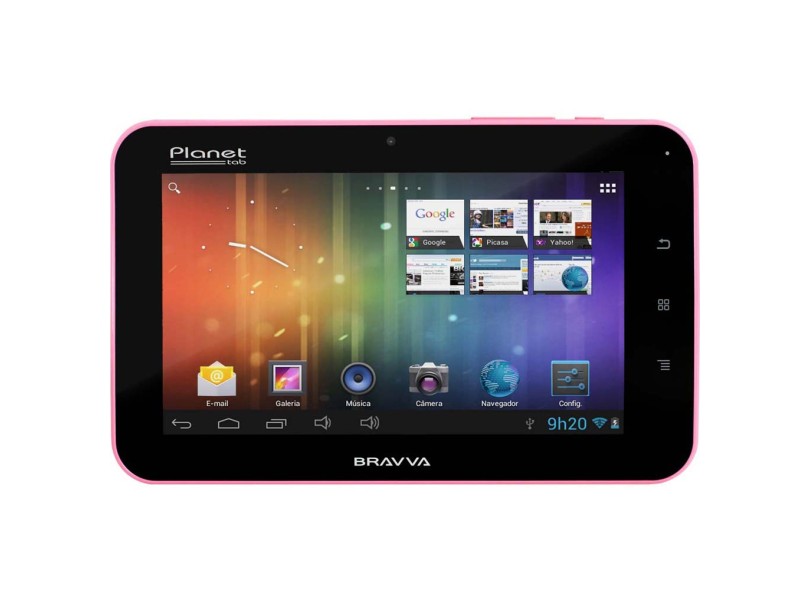Tablet Bravva Planet Tab 8 GB TFT 7" Android 4.0 (Ice Cream Sandwich) BV-4000