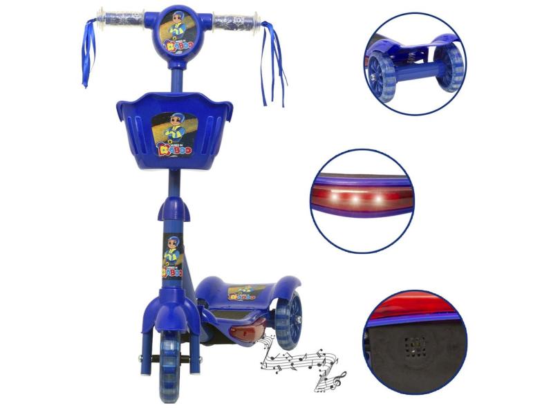 Patinete Infantil Menino 3 Anos Mundo de Kaboo Azul 20kg
