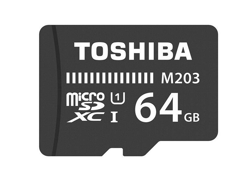 Cartão de Memória Micro SDXC-I Toshiba 64 GB M203