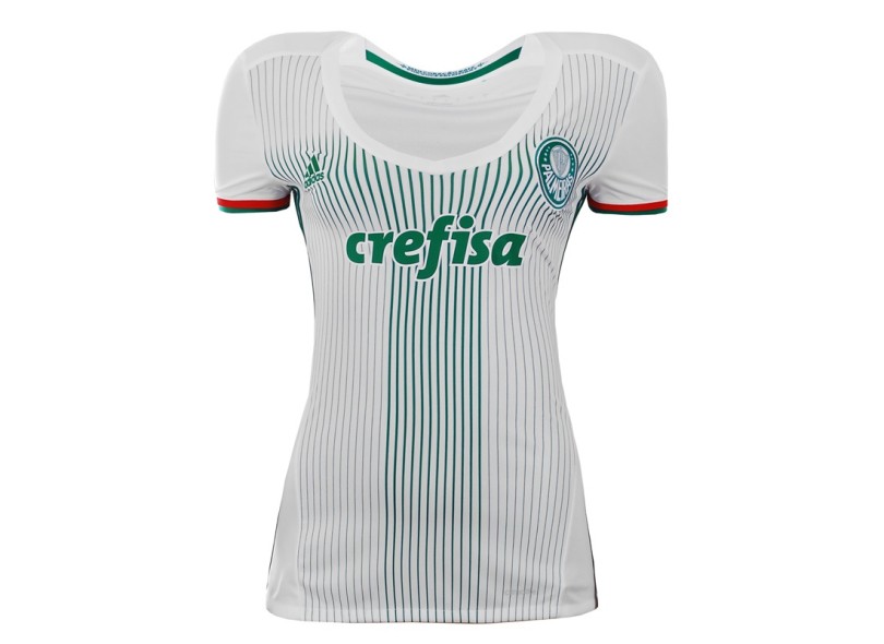 Camisa Torcedor feminina Palmeiras II 2016 sem Número Adidas