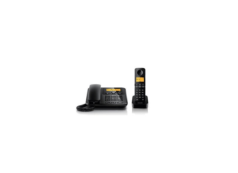 Telefone com Fio Philips com 1 Ramal X200B