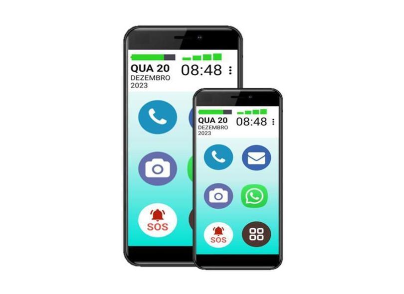 Vovô&vovófone motorola 5g 256gb tela 6.55 redes sosciais, Grafite