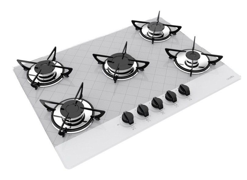 Cooktop Casavitra Excellence 5 Bocas Acendimento Superautomático Rápido 5