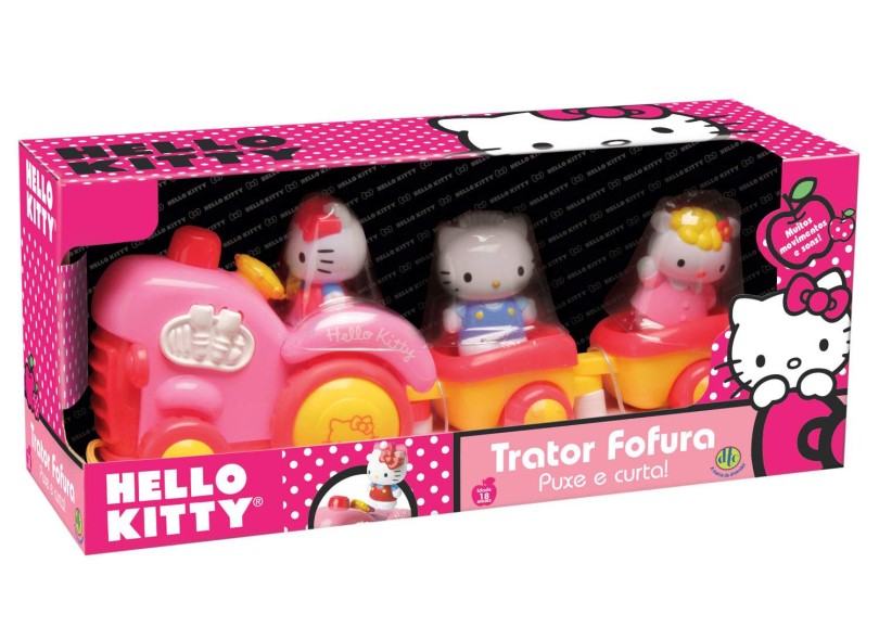 Boneca Hello Kitty Trator Fofura DTC