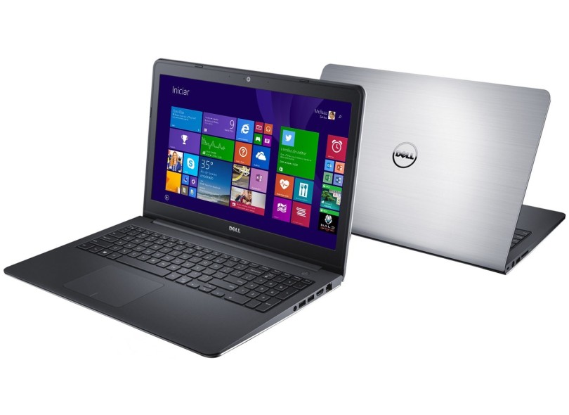 Notebook Dell Inspiron 5000 Intel Core i5 4210U 4ª Geração 4GB de RAM HD 500 GB LED 15" Radeon HD R7 M265 Windows 8.1 Inspiron 15