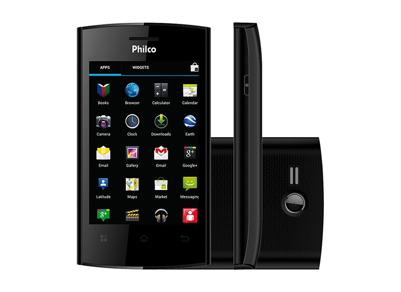 Smartphone Philco 350 Câmera 2 Chips Android 4.0 (Ice Cream Sandwich) Wi-Fi