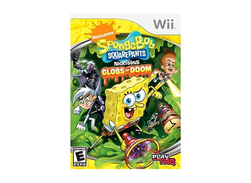 Jogo SpongeBob SquarePants: Globs of Doom THQ Wii