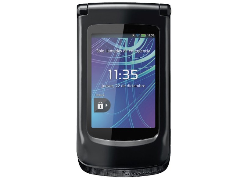 Smartphone Motorola Motosmart Flip XT611 Câmera 5 Megapixels Desbloqueado Android 2.3 (Gingerbread) 3G Wi-Fi