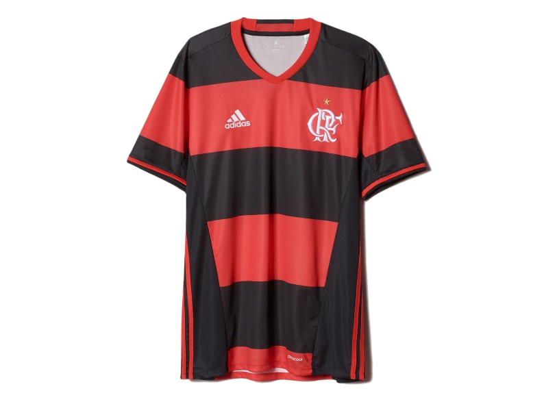 Camisa Torcedor Flamengo I 2016 sem Número Adidas