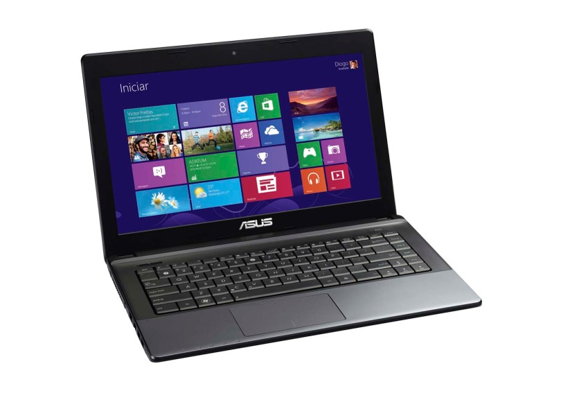 Notebook Asus X45 Series Intel Celeron B830 2 GB de RAM HD 500 GB LED 14" Windows 8 X45C-VX077H