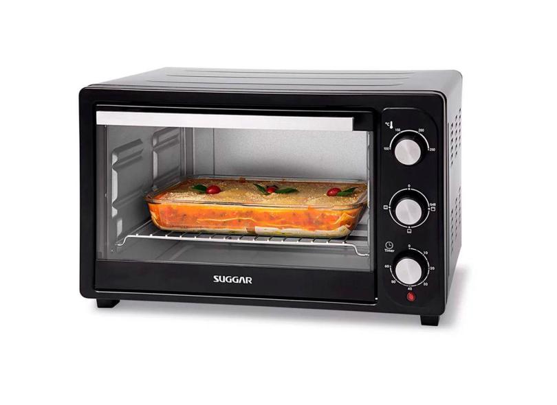 Forno Elétrico Suggar 42 Litros De Baixo Consumo Fe4201pt Preto 110v