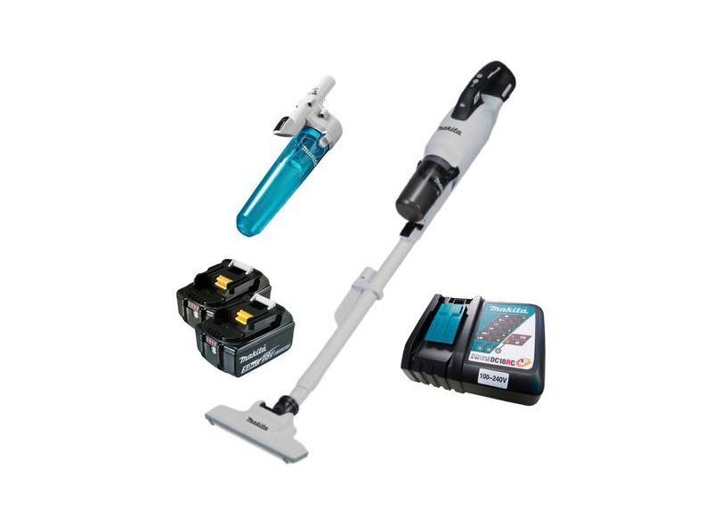 Aspirador Sem Fio Makita Dcl286fzw 2bat 5ah Dc18rc Ciclone DCL286FZW