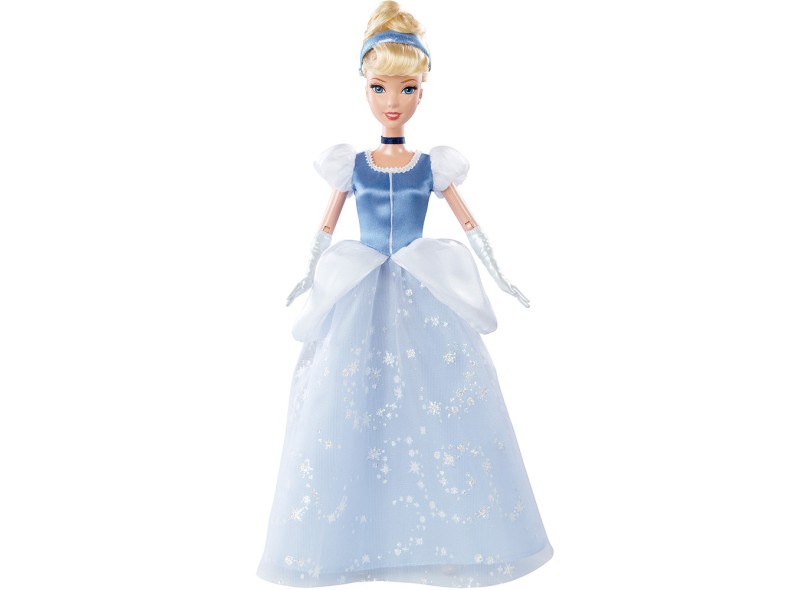Boneca Princesas Disney Princesas Clássicas Cinderela Mattel