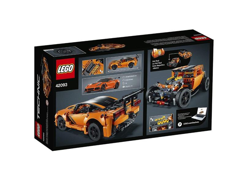 Lego Technic 42093 - Chevrolet Corvette Zr1 - Modelo 2 Em 1 com o ...
