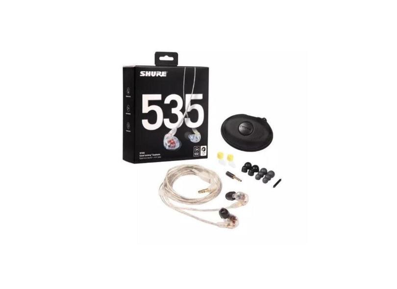 Fone de Ouvido In Ear Shure SE535 CL Monitor Retorno Palco