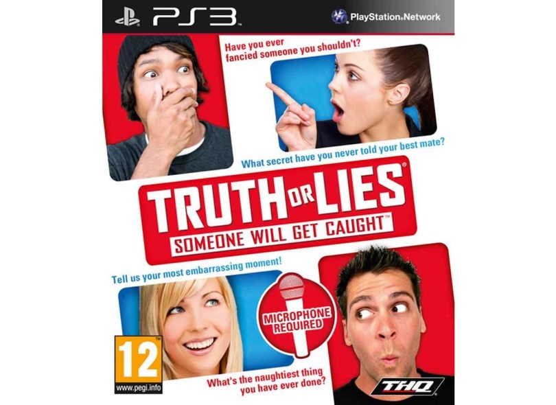 Jogo Truth or Lies: Someone Will Get Caught PlayStation 3 THQ