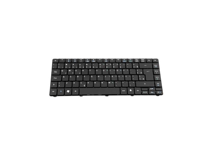 Teclado para Notebook bringIT compatível com Acer Aspire 4740G ABNT2 ,