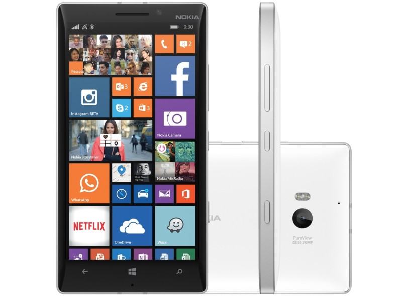 Smartphone Nokia Lumia 930 Câmera 20,0 MP 32GB Windows Phone 8.1 Wi-Fi 3G 4G