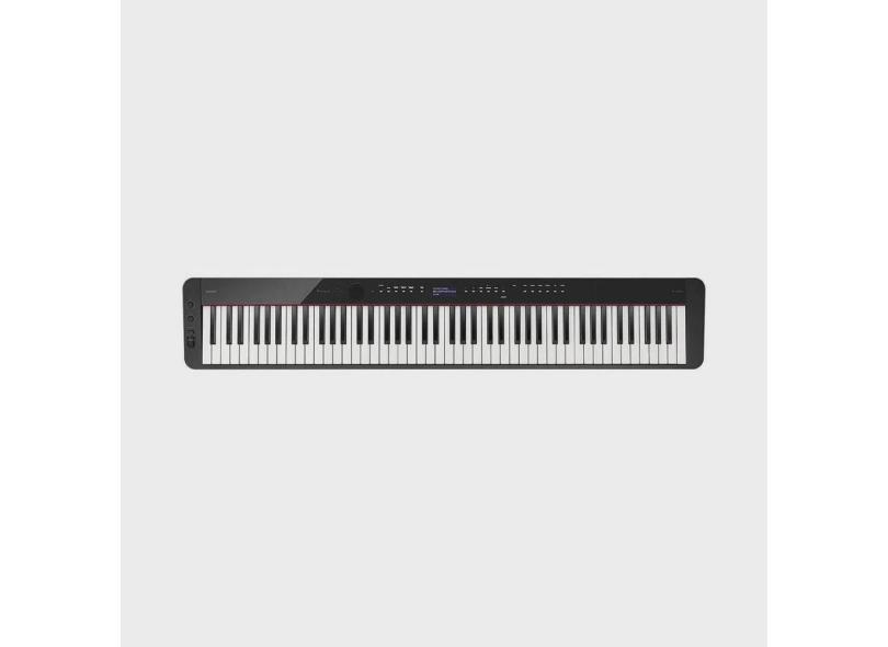 Piano casio digital privia PX-S3100BKC2 br preto 88 teclas