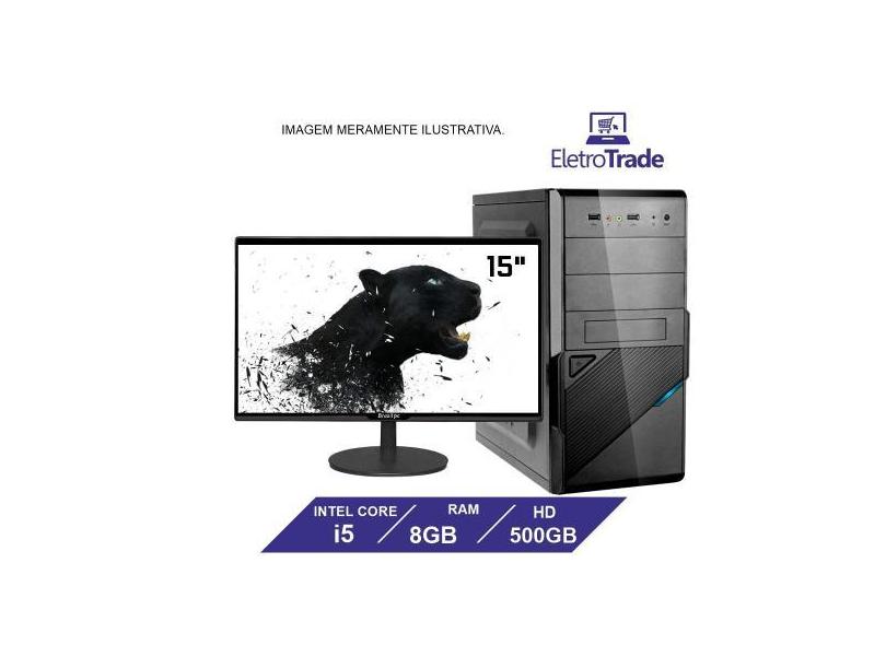 Computador Flex Computer Intel Core I5 8Gb Hd 500Gb Monitor 17" Window