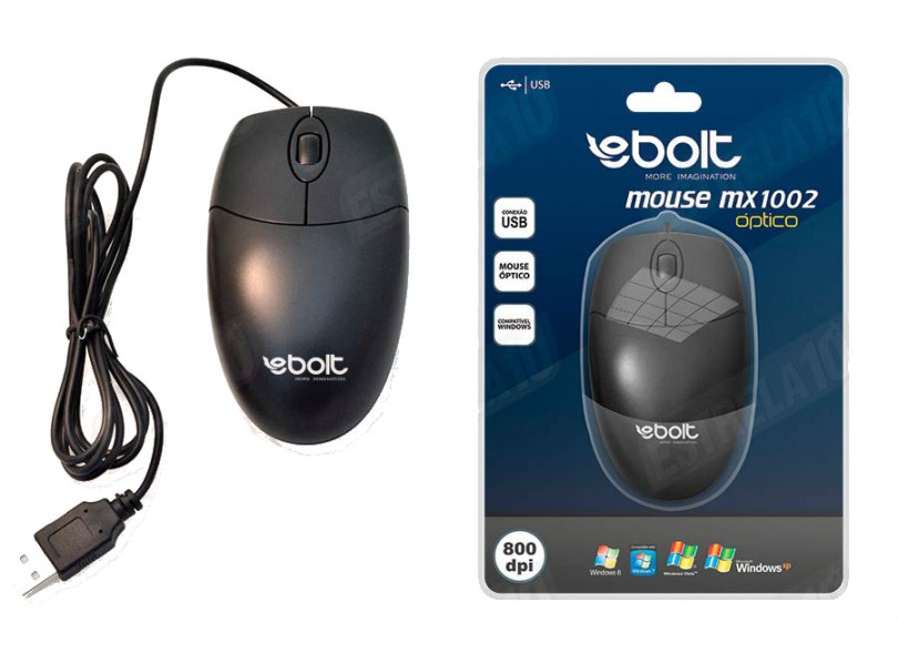 Mouse Óptico USB MX1002 - Ebolt