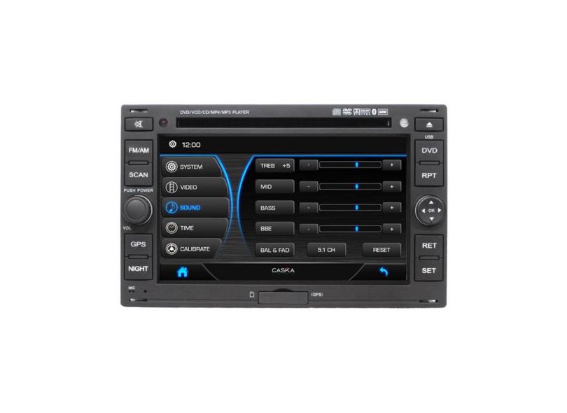Central Multimídia Automotiva Caska 7 