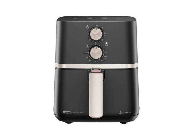 Fritadeira Elétrica Wap Air Fryer 4l Family 1500w Preto 127v Air Fryer Family