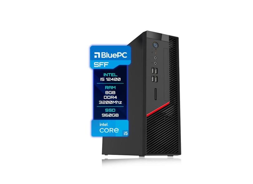 Computador BluePC sff Intel Core I5 12400 (12ª Geração) 8gb Ssd 960gb