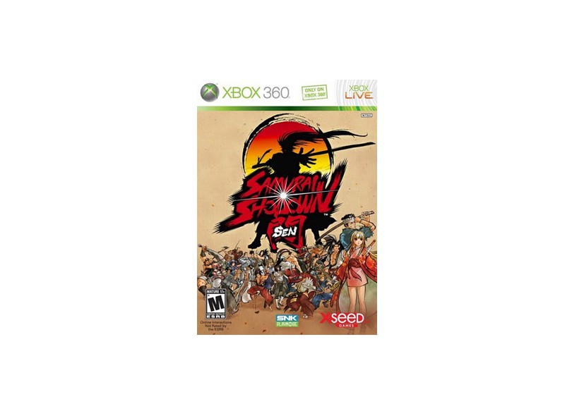 Jogo Samurai Shodown Sen X Seed PS3