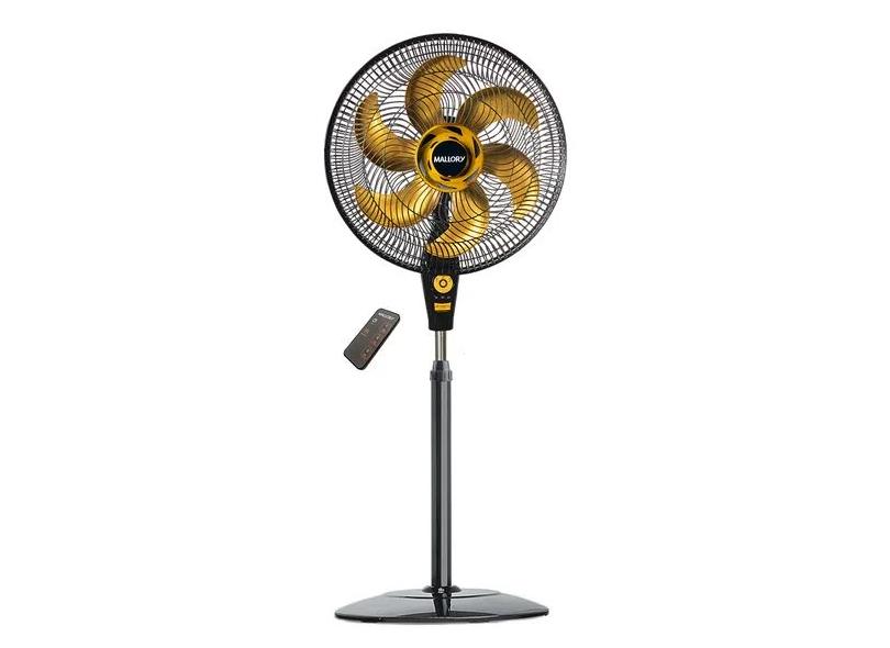 Ventilador de Coluna com Controle Remoto Mallory Turbo Silêncio Air Timer TS Plus 40 cm 6 Pás 3 Velocidades