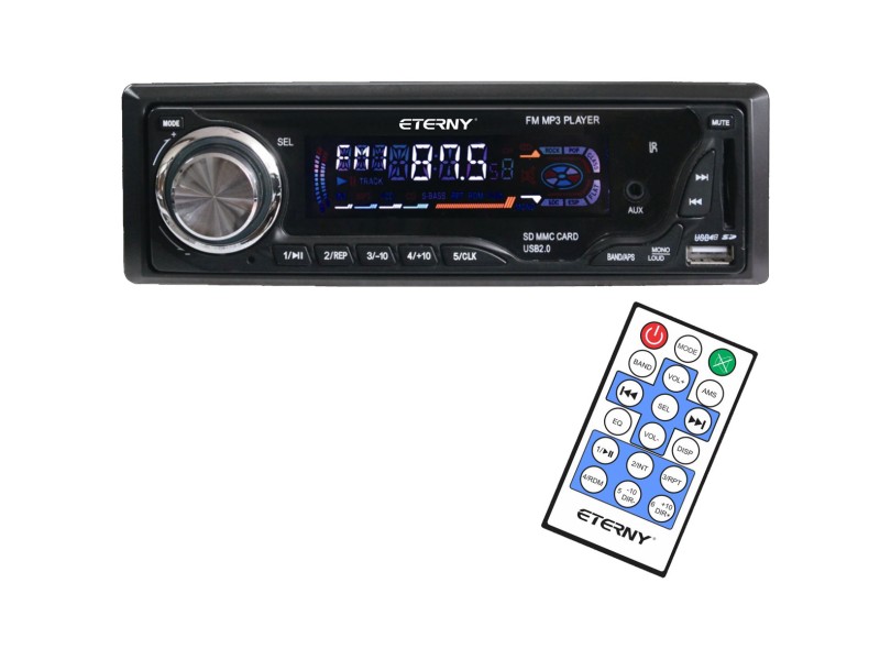 Som Automotivo MP3 Rádio Eterny ET33001