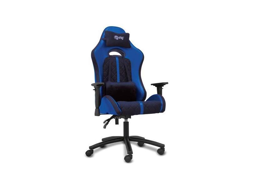 Cadeira Gamer Yazi Azul Com Braços Ergonômicos E Tapete Ch35bkbl Elg