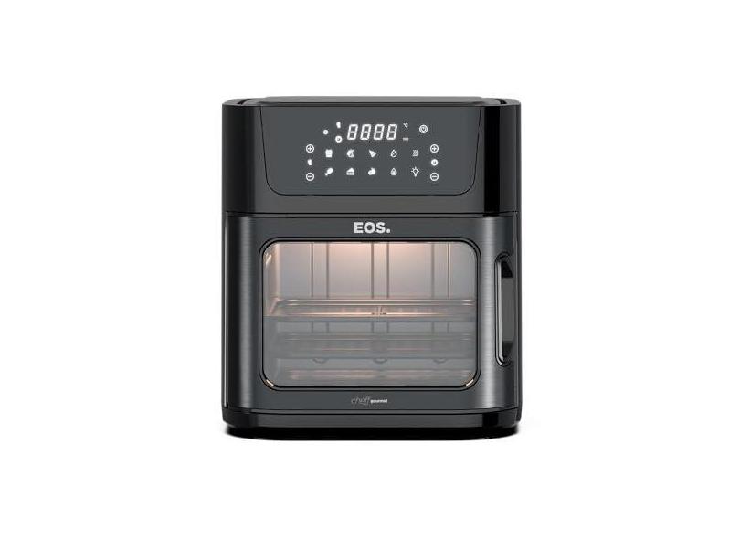 Fritadeira Air Fryer Oven Eos 15 Litros Digital Inox All Black Eaf15ip 110v