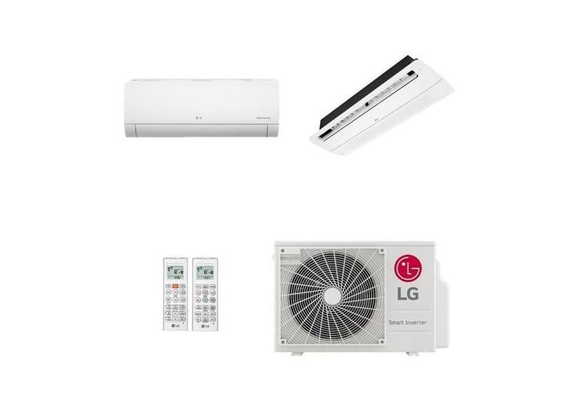 Ar-Condicionado Multi Split Inverter LG 21.000 (1x Evap HW 12.000 + 1x