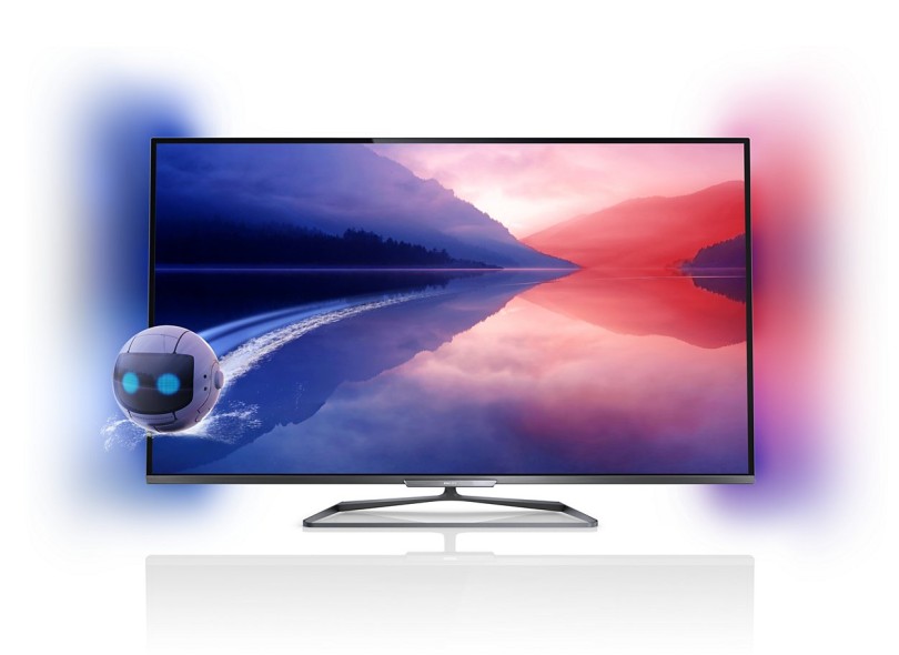 TV LED 55" Smart TV Philips Série 7000 3D Full HD 4 HDMI 55PFL7008G/78