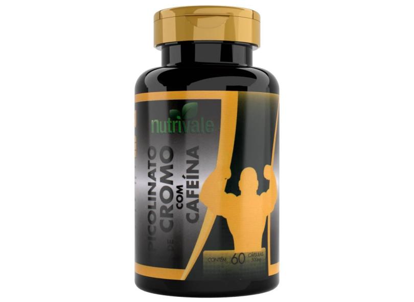 PICOLINATO DE CROMO COM CAFEíNA 60 CáPSULAS - NUTRIVALE 