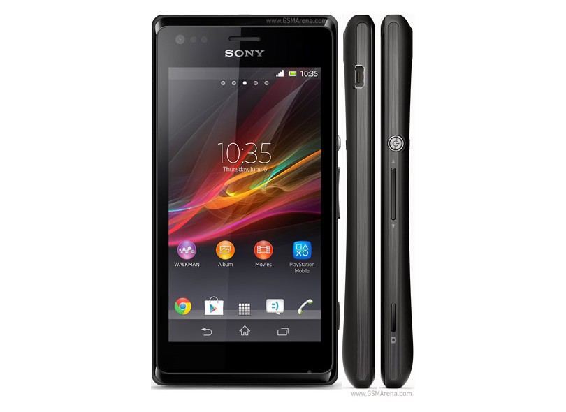 Smartphone Sony Xperia M C1904 Câmera 5.0 Megapixels Desbloqueado 4 GB Android 4.1 (Jelly Bean) 3G Wi-Fi