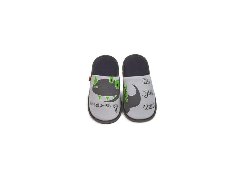 Pantufa Sauros Infantil 27/28 Cotton Day - 21203