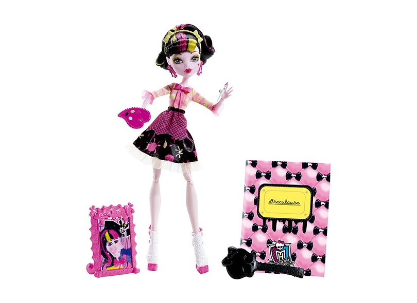 Boneca Barbie Aula de Arte Draculaura Mattel