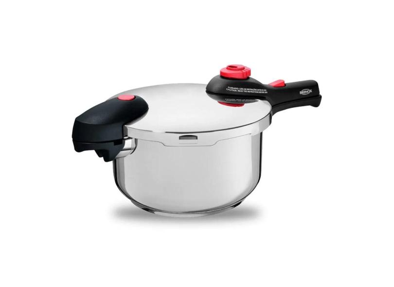 Panela De Pressão Brinox Supra Fundo Triplo 6L - Inox