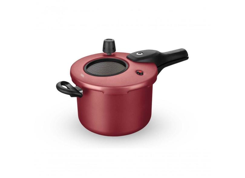 Panela De Pressão c/ Visor L Superior 4.5l Cereja 6601