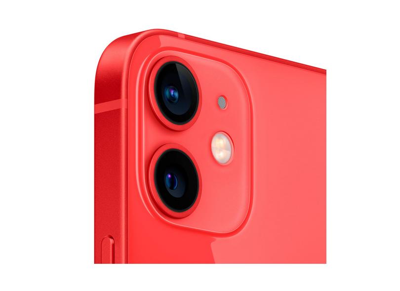 Smartphone Apple iPhone 12 Mini Vermelho 256GB Câmera Dupla iOS 14