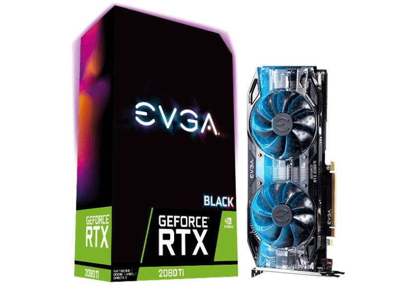 Placa de Video NVIDIA GeForce RTX 2080 Ti 11 GB GDDR6 352 Bits EVGA 11G-P4-2281-KR