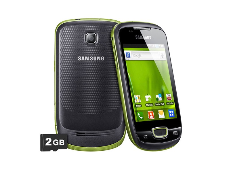 Smartphone Samsung Galaxy MIni 3G GT-S5570EGBZTO Desbloqueado
