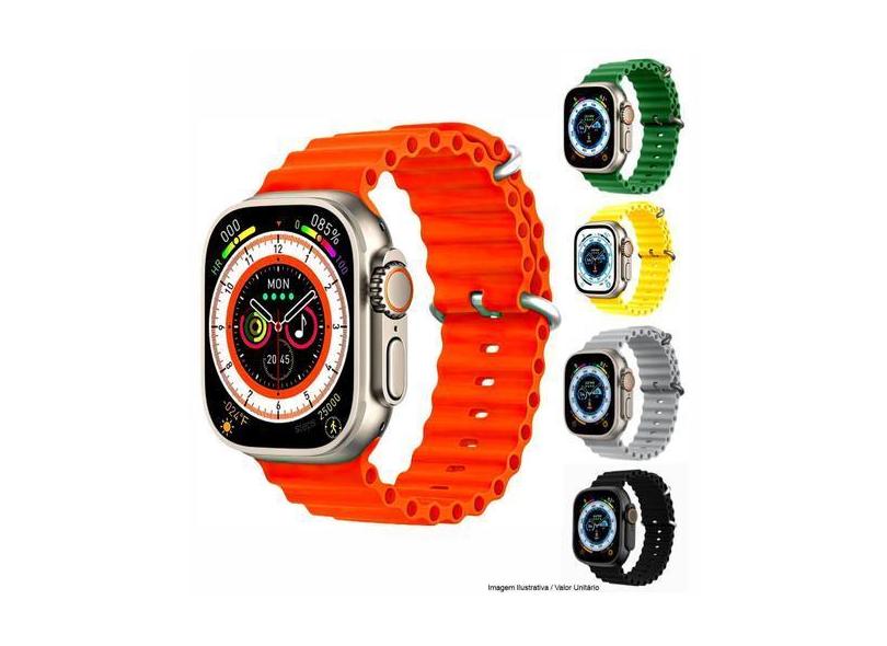 Relógio Smartwatch Ultra Watchfaces Bluetooth Gps Nfc Atende Ligações