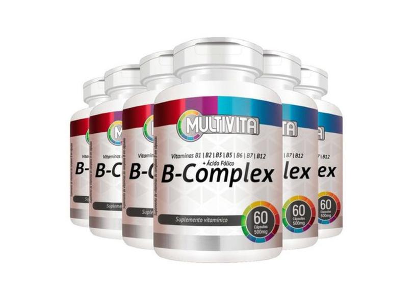 Vitaminas Complexo B 6 X 60 Cápsulas 500mg - Flora Nativa Em Promoção é ...