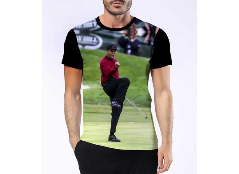 camisa jogador de golf