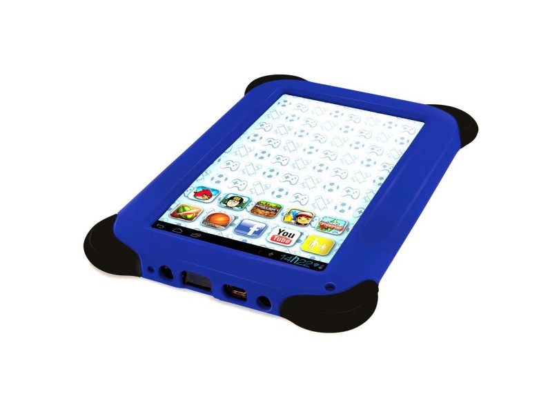Tablet Multilaser 8.0 GB LCD 7 " Android 4.2 (Jelly Bean Plus) Kid Pad NB124