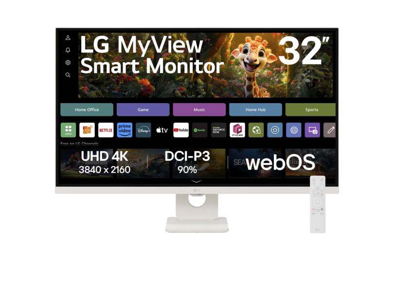 Monitor Smart 32" LG MyView 4K 32SR73U-W