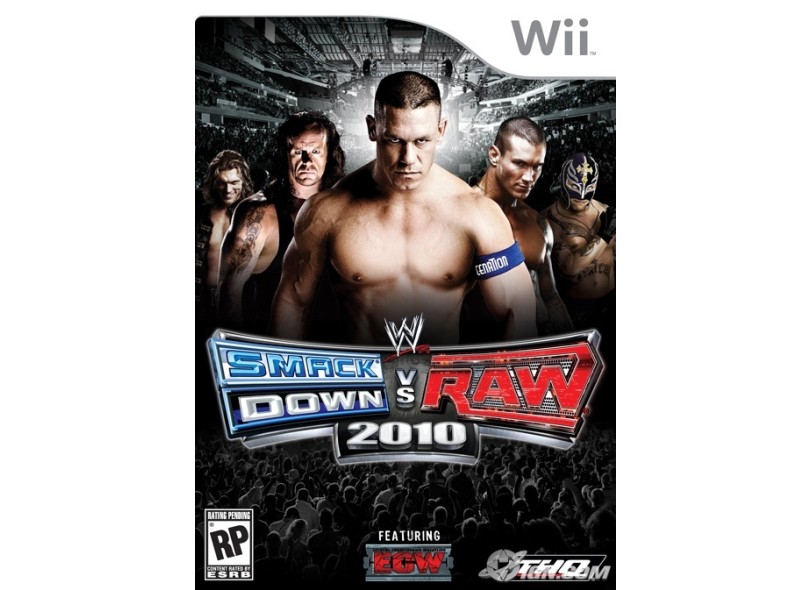 Jogo WWE Smackdown vs Raw 2010 THQ Wii